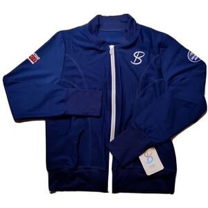 SOFIBELLA US Open Series Connecticut Tennis Women Medium Tailored Bomber NEW